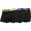 Nike 3 Pack Essential Micro Trunks Mens Volt/Royal/Burg L