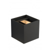 Lucide 09217/04/36 Nástenné svietidlo XIO Wall Light Square G9/4W, 380lm, 2700K šedé