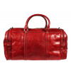 NovaKabelka.sk Saba Rossa kožená cestovná taška červená