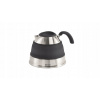 Skladacia kanvica Outwell Collaps Kettle strieborno-čierna 1,5 l
