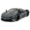 Autíčko Shaw McLaren 720S Fast & Furious Jada kovové s otvárateľnými časťami dĺžka 20,5 cm 1:24