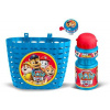 Mondo Sada na bicykel Paw Patrol s fľašou a zvončekom 825087