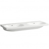 Laufen Lua Dvojité umývadlo 120 x 46 cm bez otvoru, biele H8140810001091