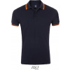 SOL's Collection SOL'S | Pasadena Men Pánské piqué polo_25.0577 Farba: french navy/neon orange, Veľkosť: XXL
