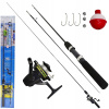 Rybársky set pre deti - Prút 160cm, Navijak, Plavák, Háčiky ENERO