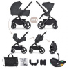 PETITE&MARS Kočík kombinovaný SCOUT 3v1 Anthracite Moon s Core Pro i-Size