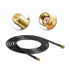 RP-SMA na RP-SMA kábel 15 m Ultra Low Loss pre WLAN
