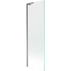 Mexen Next L vaňová zástena 1-krídlová 60 x 150 cm, transparentná, gun metal - 895-060-000-03-00-95