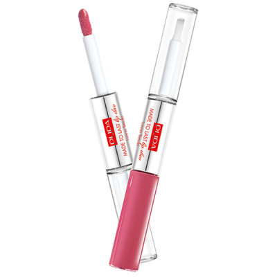 PUPA Milano Dlhotrvajúci tekutý rúž Made To Last Lip Duo (Liquid Lip Colour) 2 x 4 ml 016 Hot Pink