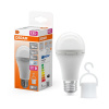 Nabíjateľná LED žiarovka A60 E27 8W = 60W 806lm 4000K Neutrálne 180° Núdzové osvetlenie NABÍJATEĽNÉ ŽIAROVKY Osram