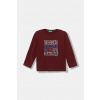 Detské tričko s dlhým rukávom United Colors of Benetton 3I1XG10JZ.P.seasonal burgundské 116