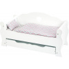 small foot Drevená postieľka pre bábiku biela