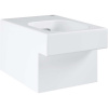 GROHE Cube Ceramic závesné WC Rimless s hlbokým splachovaním, 370 x 565 mm, alpská biela, s povrchovou úpravou PureGuard, 3924500H
