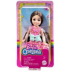 BÁBIKA BARBIE CHELSEA 15 CM BRUNETKA ŠATY S BLESKAMI