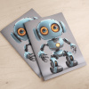 FAB Co Školský zošit Robot, linajkový Vyberte rozmer: A4