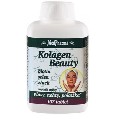 MedPharma Kolagén Beauty biotín, selén, zinok 107 tabliet