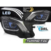Tuning-tec PLNÉ LED SVETLOMETY ČIERNA pasujú na MERCEDES W222 13-17