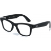 Meta RAY-BAN Meta Wayfarer (štandard) Smart Glasses – Shiny Black, Clear (Large)