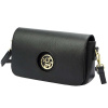 Dámska kožená kabelka Gregorio SA828 Black Letterbox Natural Leather