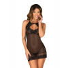 Obsessive Sexy košilka Allastia chemise - Obsessive - L/XL - černá