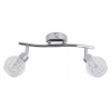 Lampové tienidlo - Stropná lampa 2x40W G9 Chrome Olimp 92-08718 Cande (Stropné svietidlo 2x40W G9 chróm Olimp 92-08718 Cande)