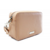Arwel Béžová kožená zipsová kabelka 212-2513-82