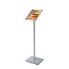 Jansen Display Menuboard s klaprámom A4, oblý roh, profil 25 mm, hliník