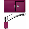 Set Schock S13-3 (dřez Tia D-100 Berry + baterie SC-90 Berry)