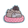 Drevené puzzle s mačkou Pusheen v krabičke