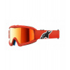 Brýle VISION YOUTH CORP, ALPINESTARS, dětské (oranžová, zrcadlové červené plexi) 2025