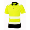 Result Recycled | R501X Bezpečnostné polo_30.501X Farba: Fluorescent Yellow/Black, Veľkosť: 2XL/3XL