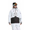 Pánská zimní bunda na lyže/snowboard Meatfly Cronos 24/25 White/Morph Black