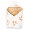 Zateplená zavinovačka do autosedačky New Baby Love Teddy Bear beige Béžová