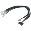 Redukcia Akasa AK-CBFA07-45 kabel FLEXA FP5S, pro připojení 5 PWM ventilátorů , 45cm