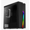 Aerocool MLG Bolt, skrinka ATX, RGB LED ventilátor, čierna, bez zdroja Bolt-A-BK-v1