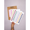 Mooui wall sticker mini soft colored confetti uni