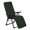 Polohovacie záhradné kreslo s podnožkou Modena Plus Square Black Edition H024-32PB PATIO