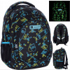 AstraBag Neonový Batoh Na Skateboarding - Perfektná Voľba Pre Mladých Škôlkárov (Tento školský batoh AstraBag je navrhnutý špeciálne pre malých fanúšikov skateboardingu. Batoh je vybavený tromi priest