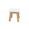 Textilomanie Biela detská stolička WOODY PURE
