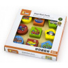 Viga geometrické puzzle dopravné prostriedky
