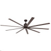 CasaFan Stropný ventilátor Big Smooth Eco 220 cm bronz - 922014