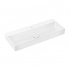 Hansgrohe Xevolos E - Umývadlo 120x48 cm, bez prepadu, s otvorom na batériu, SmartClean, biela 61112450