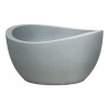 Kvetináč Scheurich 39 cm x 39 x 21 cm plastový odtieň sivej a striebornej (Kvetináč Scheurich, sivý, 39 cm x 39 cm x 21 cm, plast)
