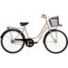 Mestsky bicykel - CITY BIKE 26 DÁMSKE PÁNSKE krémové RETRO+KOŠÍK (City Bike 26 Dámsky mužský krém retro+košík)