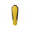 Warmpeace Viking 1200 (195cm) péřový spacák yellow/grey/black - 195 Pravý zip