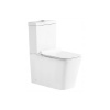 Mexen Cube kompaktné WC s pomaly padajúcim sedadlom, biele - 31014000