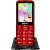 EVOLVEO EasyPhone XO, mobilní telefon pro seniory s nabíjecím stojánkem (červená barva)