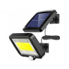 Solárne 100 LED svetlo vonkajšie s čidlom na diaľkové ovládanie