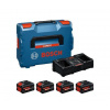 Bosch - Súprava 16A nabíjačky EXAL 18V2-320, 2x aku EXBA 18V-80 Li-Ion 8,0 Ah a 2x aku EXBA 18V-55 Li-Ion 5,5 Ah 1600A0373Y