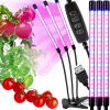 Stojacia lampa GROW na pestovanie rastlín Heckermann Home&Garden 27W (3x PANELOVÁ LAMPA PRE RAST RASTLÍN PLNÝ SPEKTRÁLNY ČASOVAČ USB 27W 60 LED)